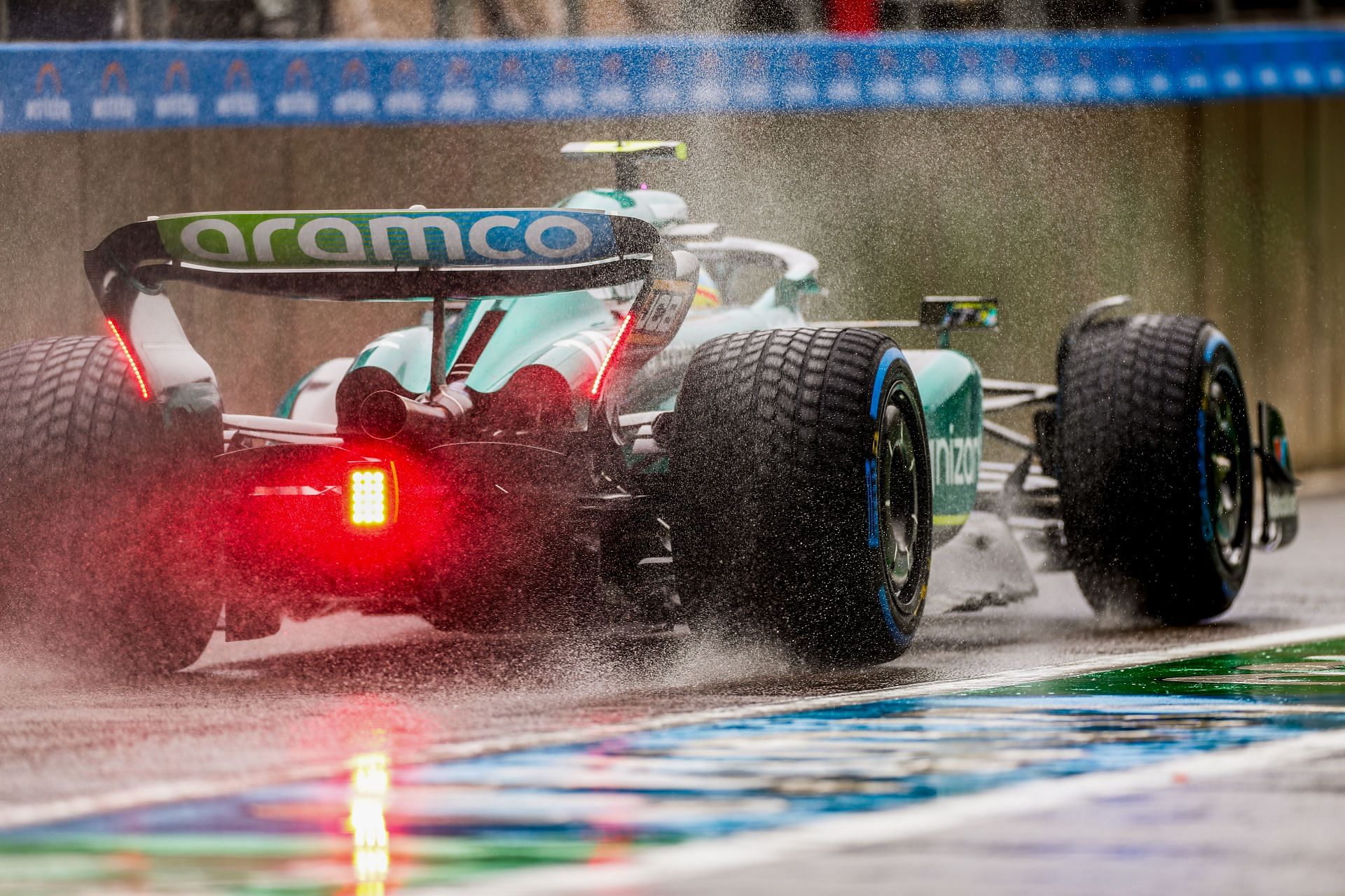 Fernando Alonso during the 2023 Belgian Grand Prix (Photo by Peter Fox/Getty Images)